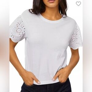 Rails Georgia Eyelet Sleeve Tee